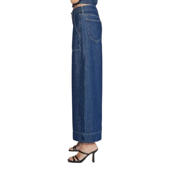 Anthropologie ETICA Jeans MATIS ULTRA WIDE LEG KAAN Size 31 NEW - Picture 3 of 8